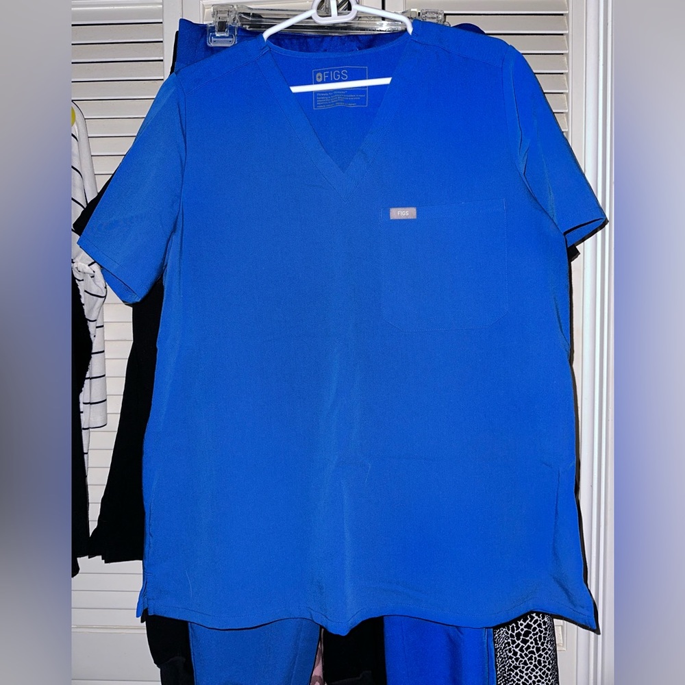 Royal Blue Figs scrubs